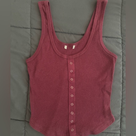 Burgundy Tank top (XS) - Picture 1 of 5
